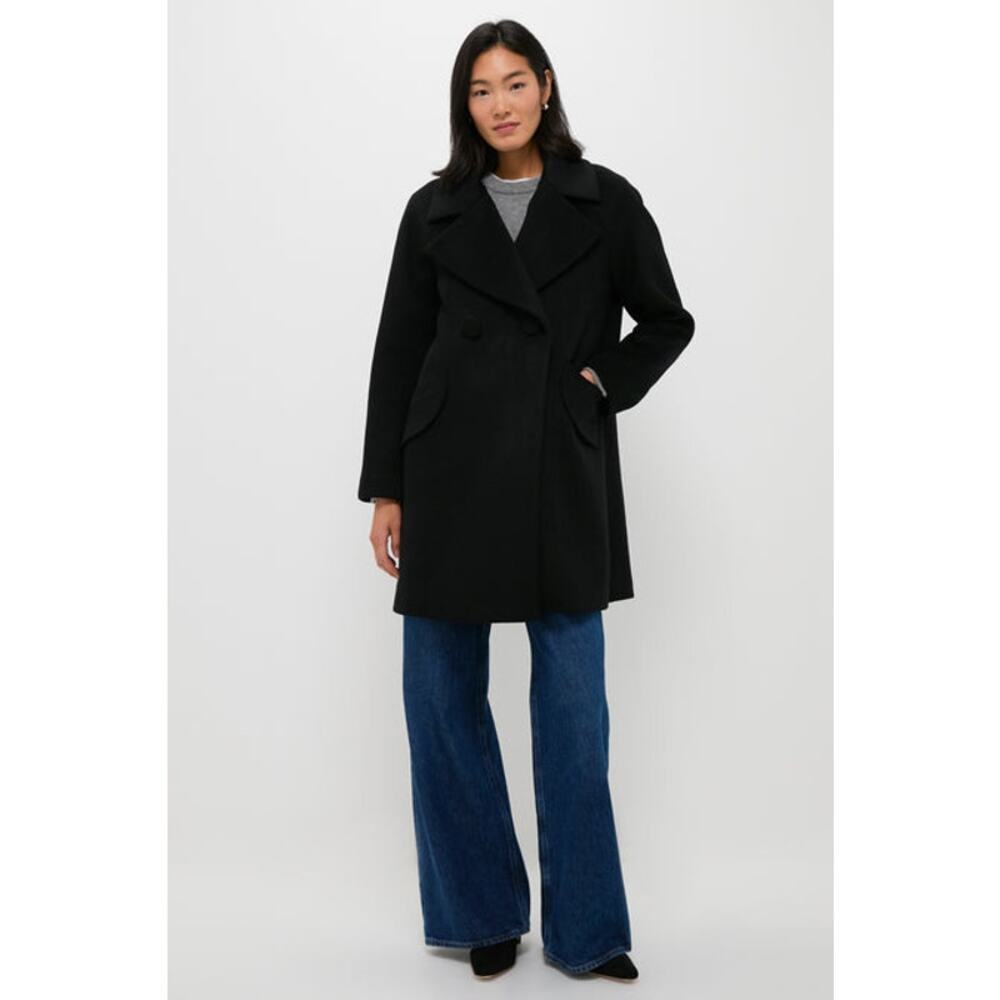 Tuckernuck Black Harley Wool Blend Peacoat NWT